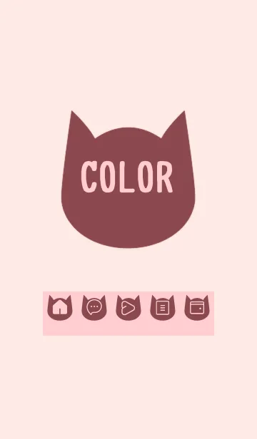 [LINE着せ替え] pink color N27の画像1