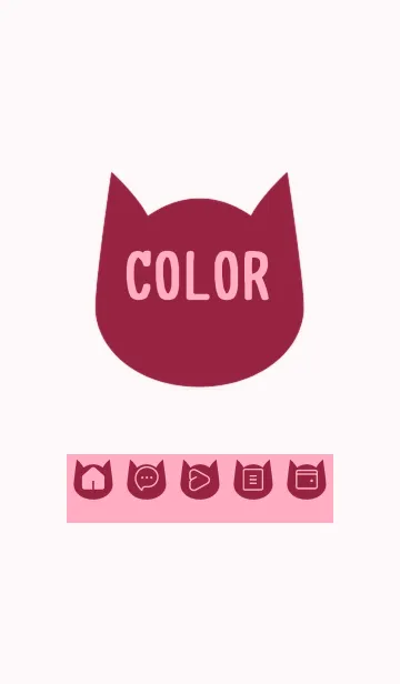 [LINE着せ替え] pink color N29の画像1