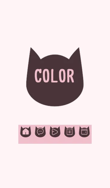 [LINE着せ替え] pink color N30の画像1