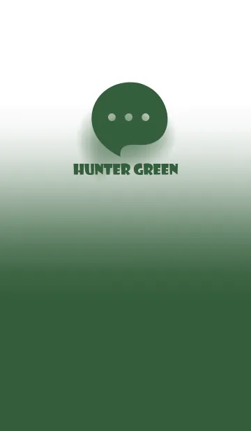 [LINE着せ替え] Hunter Green & White Theme V.4 (JP)の画像1