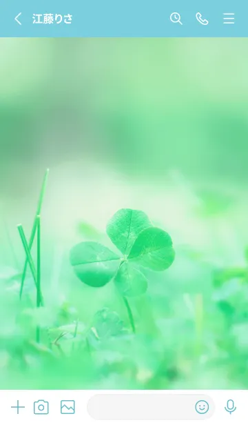 [LINE着せ替え] 四つ葉のクローバー Vintage Lens #11-21の画像2