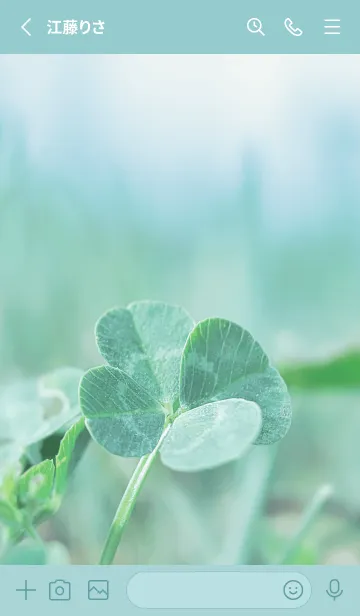 [LINE着せ替え] 四つ葉のクローバー Vintage Lens #12-21の画像2