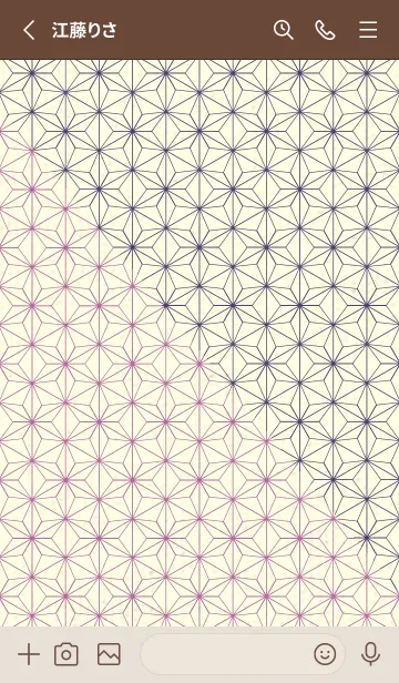 [LINE着せ替え] 和音 麻の葉-音符 モーベットの画像2