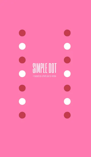 [LINE着せ替え] シンプルドット -18の画像1