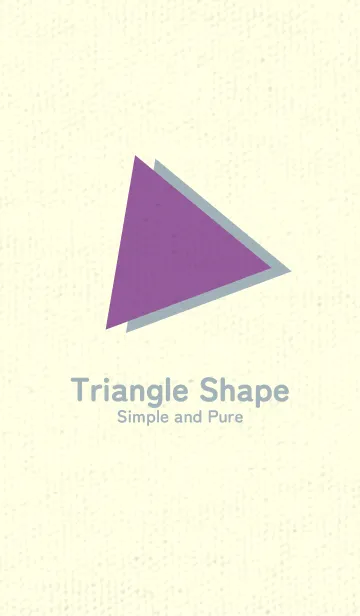 [LINE着せ替え] 三角型の着せかえ カンパヌラパープルの画像1