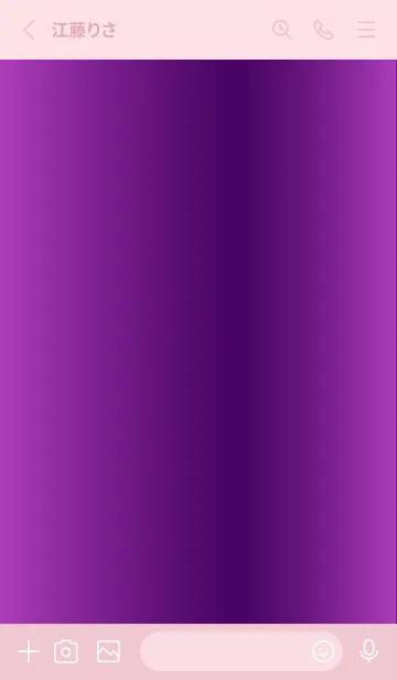 [LINE着せ替え] Simple Gradation -GlossyPurple 20-の画像2