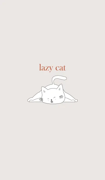 [LINE着せ替え] lazy cat..34の画像1
