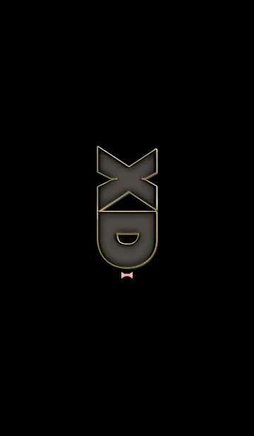 [LINE着せ替え] X and D THEME Black & Pink 20の画像1