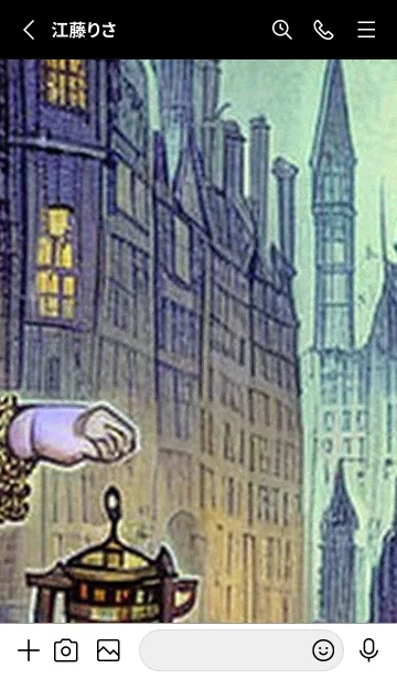 [LINE着せ替え] 猫紳士街#FL018。の画像2