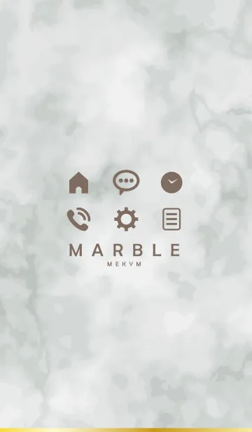 [LINE着せ替え] MONOTONE MARBLE-ICON 9の画像1