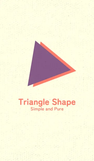 [LINE着せ替え] 三角型の着せかえ 古代紫の画像1