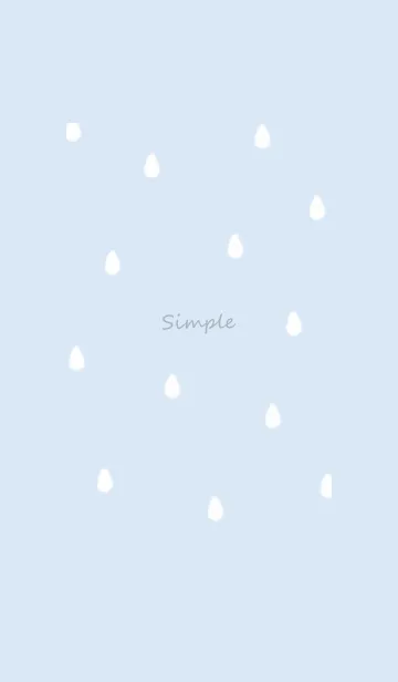 [LINE着せ替え] drop simple♡blue16_1の画像1
