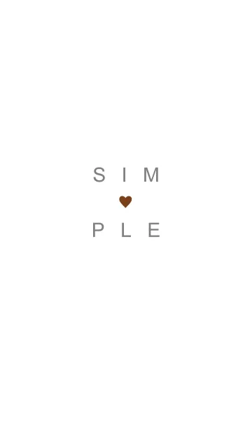 [LINE着せ替え] SIMPLE HEART 86の画像1