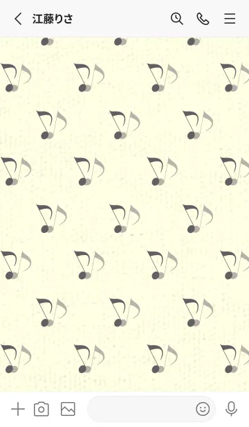 [LINE着せ替え] Clef dot スレートグレイの画像2