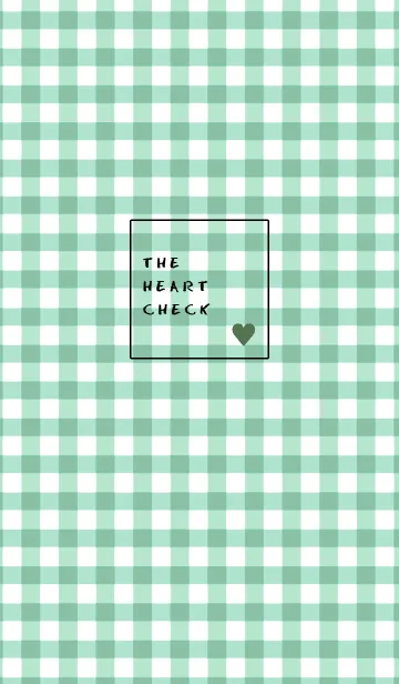 [LINE着せ替え] ザ ハート チェック .55の画像1
