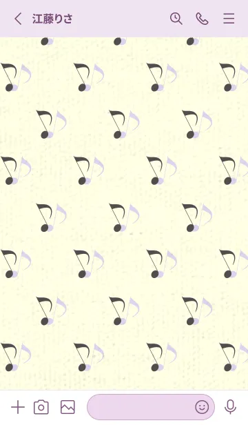 [LINE着せ替え] Clef dot 消炭色の画像2