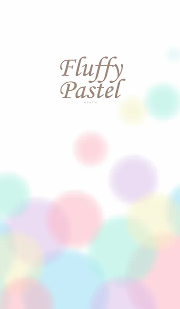 [LINE着せ替え] Fluffy Pastel.MEKYM 30の画像1