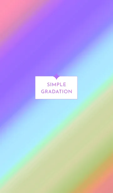 [LINE着せ替え] シンプル スター グラデーション 28の画像1