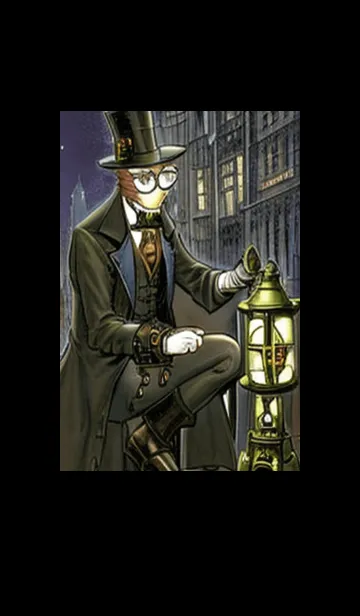 [LINE着せ替え] 猫紳士街#FM08。の画像1