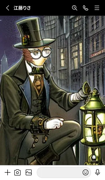 [LINE着せ替え] 猫紳士街#FM08。の画像2