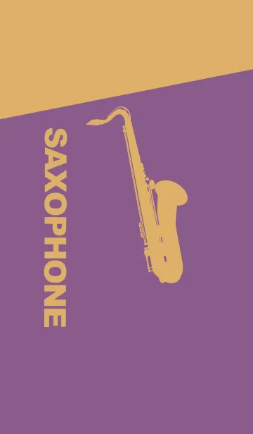 [LINE着せ替え] Saxophone CLR 古代紫の画像1