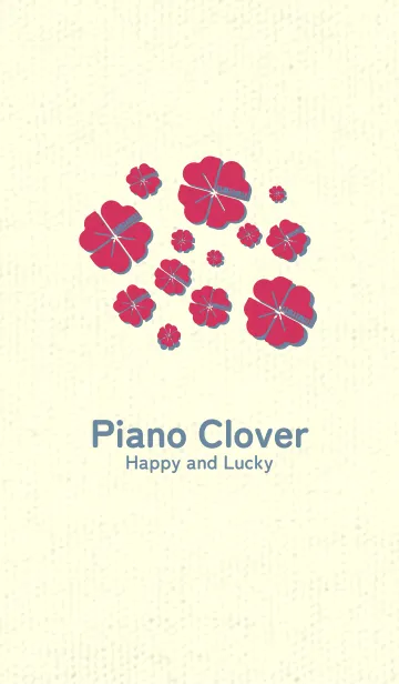 [LINE着せ替え] Piano clover カーミンの画像1