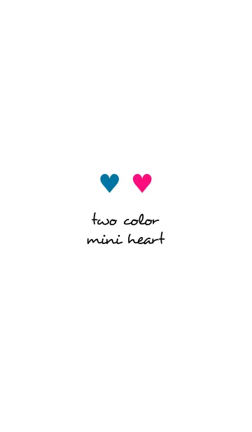 [LINE着せ替え] two color mini heart  277の画像1