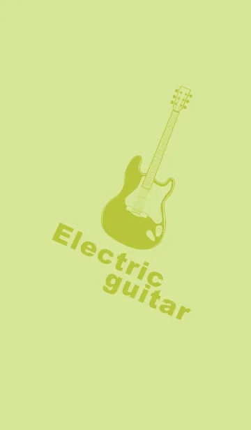 [LINE着せ替え] ELECTRIC GUITAR CLR 若菜色の画像1