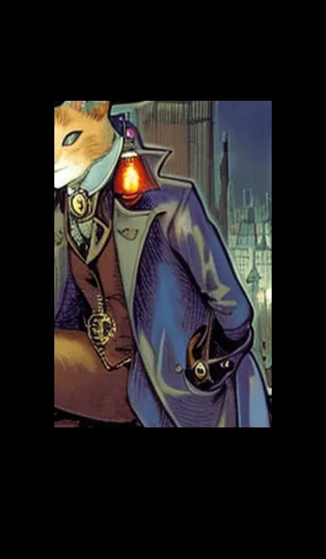 [LINE着せ替え] 猫紳士街#FM028。の画像1