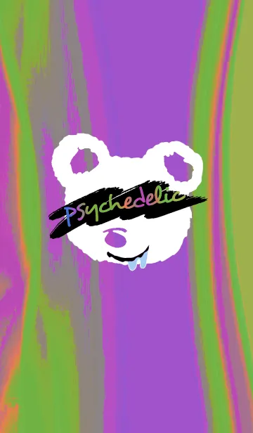 [LINE着せ替え] サイケデリック ベア 113の画像1