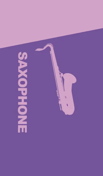 [LINE着せ替え] Saxophone CLR 江戸紫の画像1