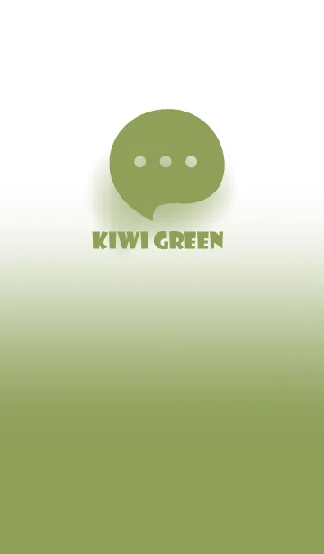 [LINE着せ替え] Kiwi Green & White Theme V.4 (JP)の画像1