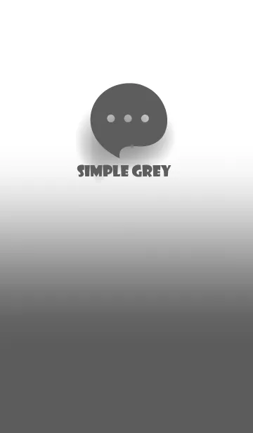 [LINE着せ替え] Gray & White Theme V.4 (JP)の画像1