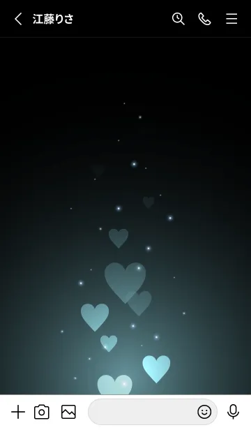 [LINE着せ替え] - Beautiful Old Blue Heart -の画像2