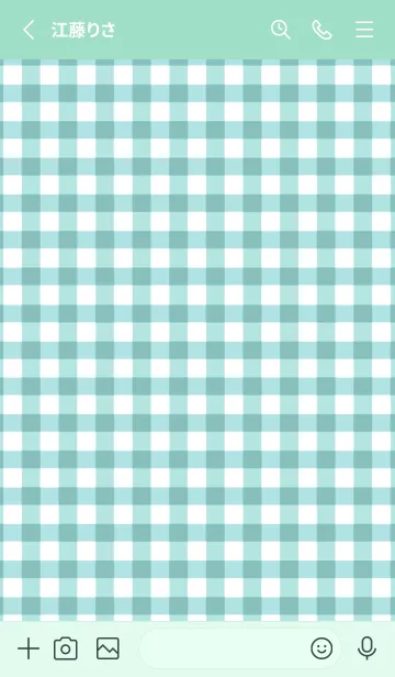 [LINE着せ替え] ザ ハート チェック .56の画像2