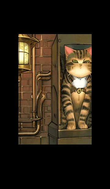 [LINE着せ替え] 猫紳士街#FM021。の画像1