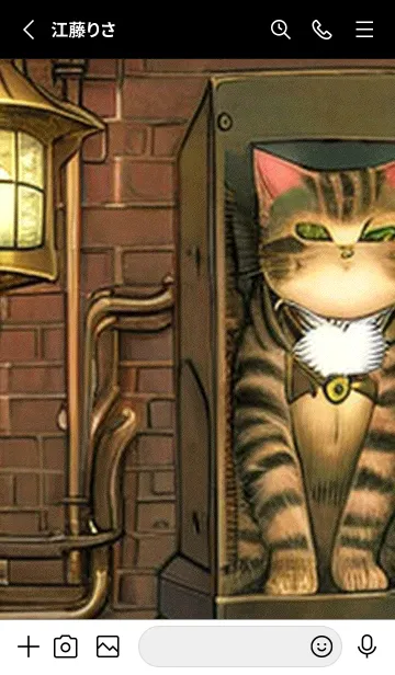 [LINE着せ替え] 猫紳士街#FM021。の画像2