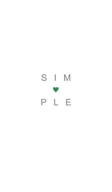 [LINE着せ替え] SIMPLE HEART 87の画像1