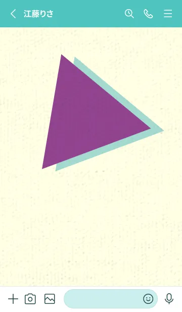 [LINE着せ替え] 三角型の着せかえ マローの画像2