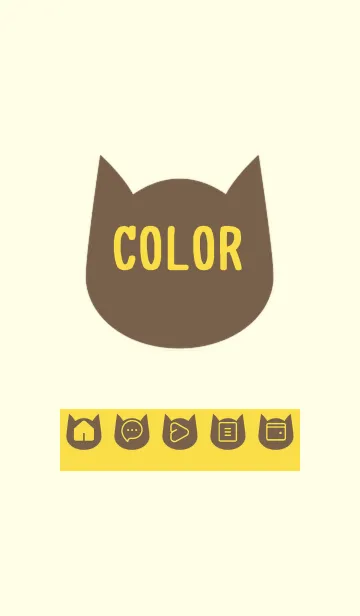 [LINE着せ替え] yellow color N27の画像1