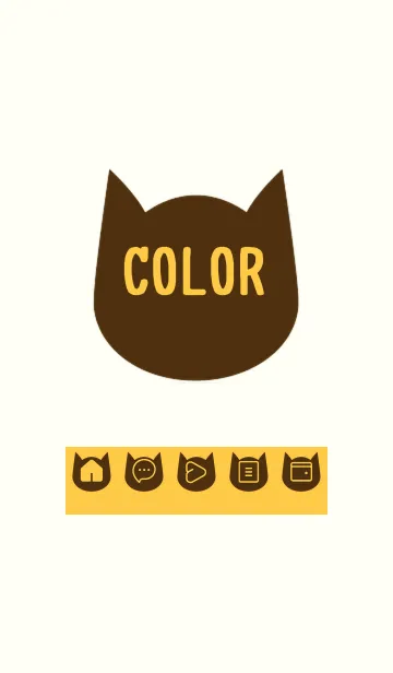 [LINE着せ替え] yellow color N28の画像1