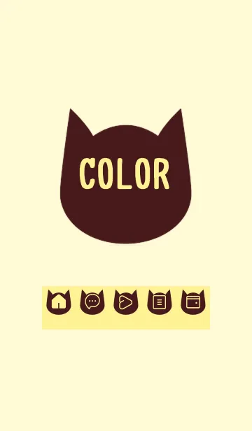 [LINE着せ替え] yellow color N30の画像1