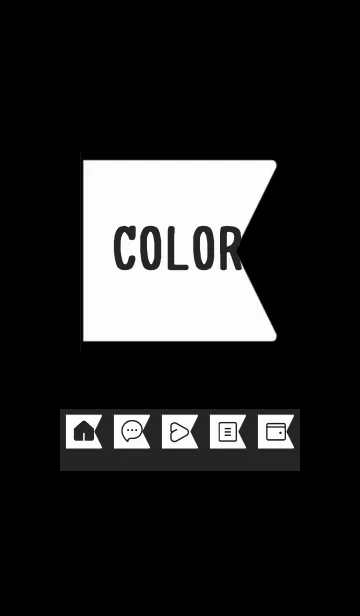 [LINE着せ替え] bw color O30の画像1