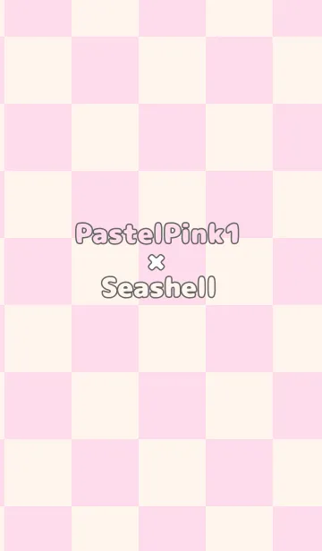 [LINE着せ替え] パステルピンク1■貝殻色.TKCの画像1