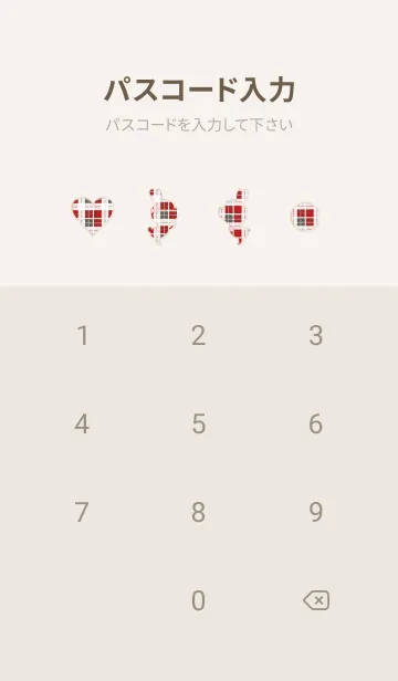 [LINE着せ替え] Check Love Theme..20の画像4