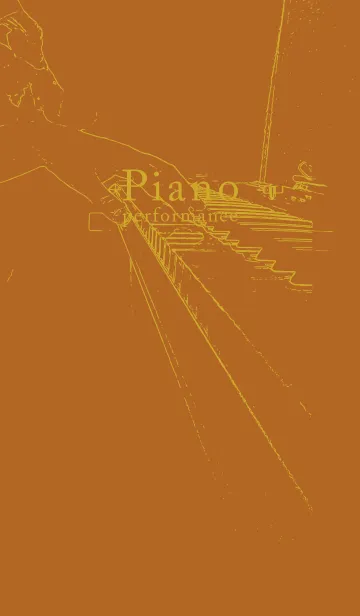 [LINE着せ替え] ピアノ演奏  オータムリーフの画像1