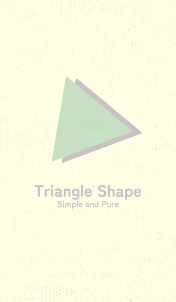 [LINE着せ替え] 三角型の着せかえ シルバーグリーンの画像1