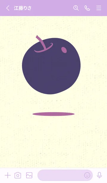 [LINE着せ替え] りんご型のきせかえ モーベットの画像2