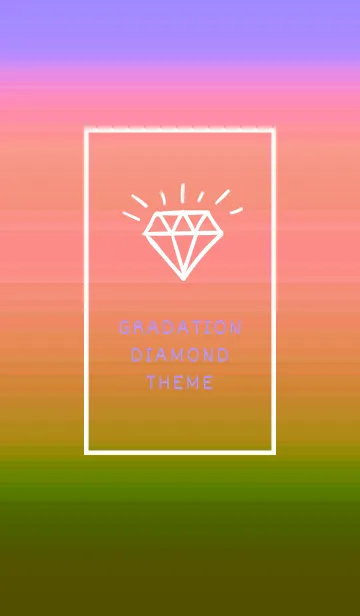 [LINE着せ替え] グラデーション ダイアモンド  258の画像1