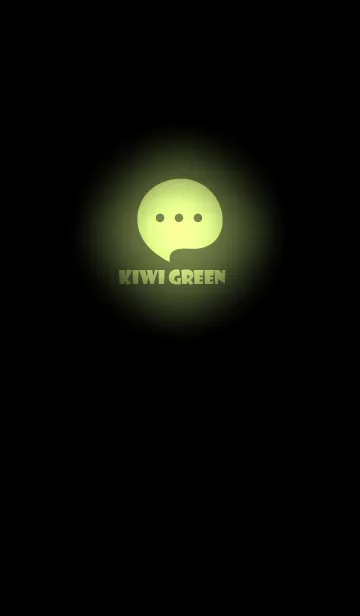 [LINE着せ替え] Kiwi Green Light Theme V4 (JP)の画像1